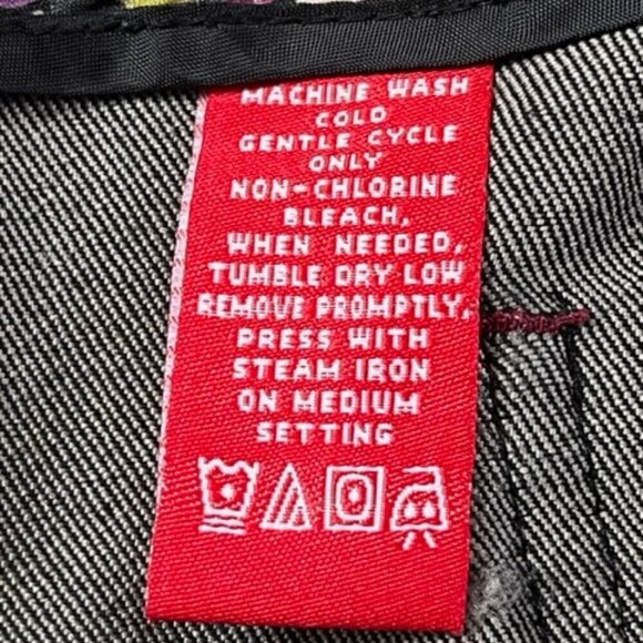 A Line Women's Stretch Straight Leg Black Denim Look Pants Lightweight Size 12 - Picture 11 of 12